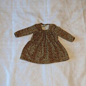 Musli Organic‎ Cotton Brown Floral Dress